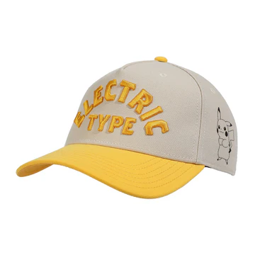 Pokemon - Type Electric Block Letter Hat (D12)