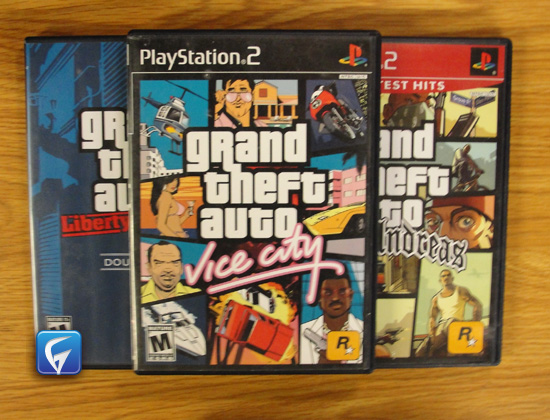 Grand Theft Auto San Andreas Vice City Liberty City Stories PS2 on ...