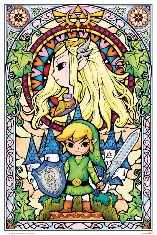 Posters| Zelda - Stained Glass (PC4)