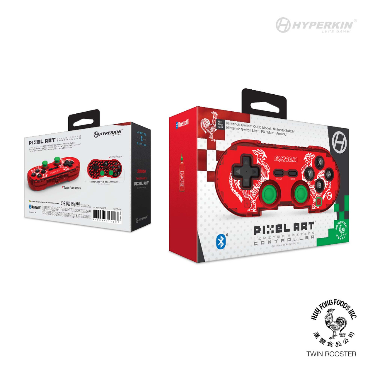 Hyperkin - Limited Edition Sriracha Bluetooth Controller (Z1)