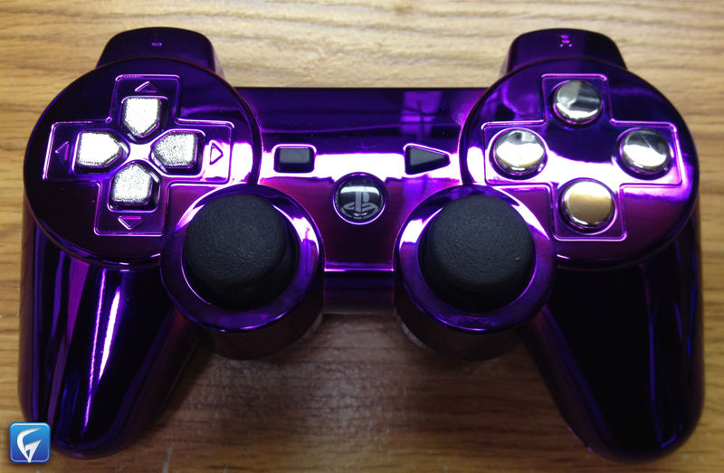 Ps3 Dualshock 3 Controller - Chrome Purple Edition - Pre-made Ps3 ...